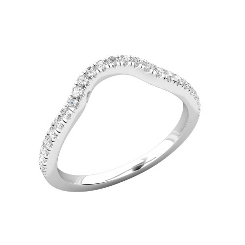 Verigheta cu Diamant/ Inel Eternity Dama Platina 950 cu 24 Diamante Mici Taietura Rotunda Briliant in Setare Gheare-img1